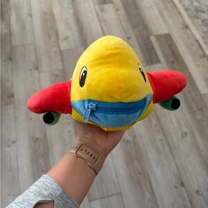 Colorful Plush Airplane Toy